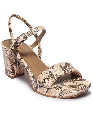 Bernardo Canto Platform Sandal - Metallic