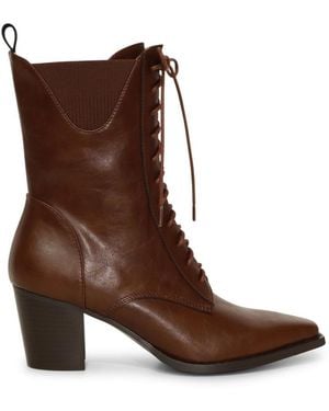 Belle & Bloom Jumping Ship Laced Boot - Brown