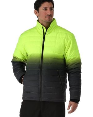 Refrigiwear Big & Tall Enhanced Visibility Insulated Quilted Jacket - Yellow