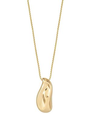Yoj Perto Maxi Pendant Necklace - Metallic