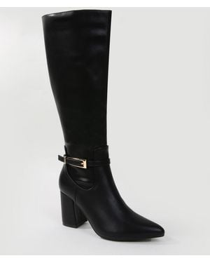 BERNESS Mina Knee High Riding Boots - Black
