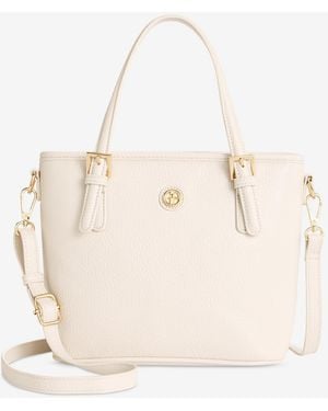 Giani Bernini Pebble Tulip Small Tote - Natural