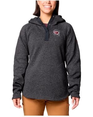 Columbia South Carolina Gamecocks Sweater Weather Raglan Pullover Hoodie - Gray
