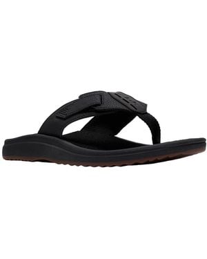 Clarks Cloudsteppers Riptape Breeze Sandals - Black