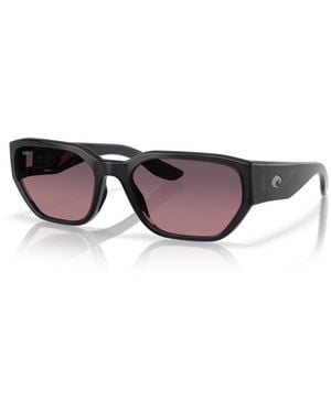 Costa Del Mar Polarized Rectangle Sunglasses - Brown