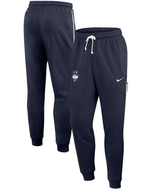 Nike Uconn Huskies 2025 Sideline Performance Taper Pants - Blue