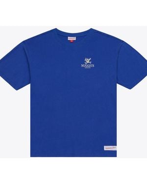 Mitchell & Ness Denver nuggets Core Essentials T-shirt - Blue