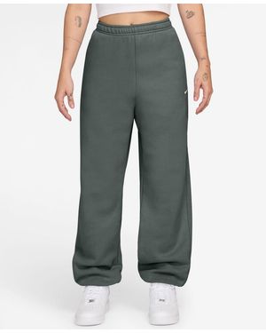 Nike Studio Fleece High-waisted Pants - Black