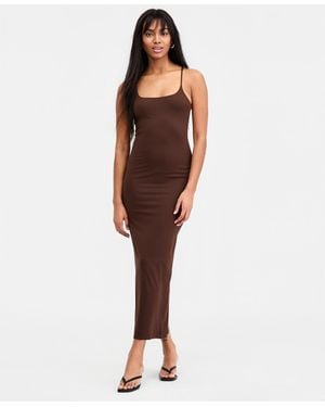 BarIII Camisole Bodycon Dress - Brown