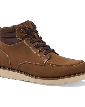 Lands' End Casual Moc Toe Boots - Brown