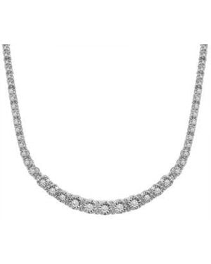 Wrapped in Love Diamond Graduated 17 22 Necklace Collection 1 Ct. T.w. In Macys Exclusive - Metallic