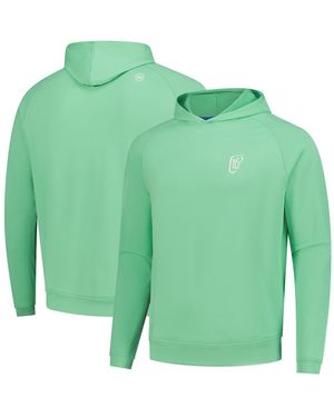 Peter Millar Wm Phoenix Open Pine Raglan Performance Hoodie - Green