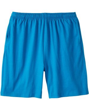 Kingsize Big & Tall Lightweight Jersey Shorts - Blue