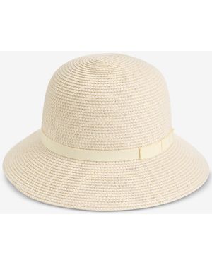 Style & Co. Packable Band Trim Cloche Hat - Natural
