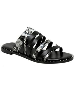 Charles David Source Flat Sandal - Black