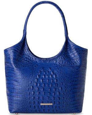 Brahmin Melora Alden Road Large Leather Tote - Blue