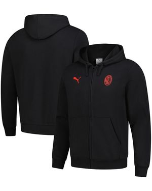 PUMA Ac Milan 2025/26 Fables Full-zip Hoodie - Black