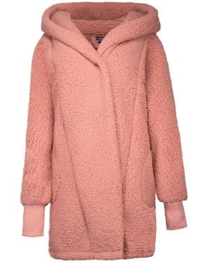Jill Martin And Wnba Breast Cancer Awareness Oversized Hooded Sweater - Pink