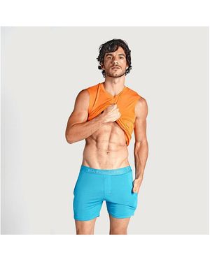 Rounderbum Bum Around Pajama Short - Blue