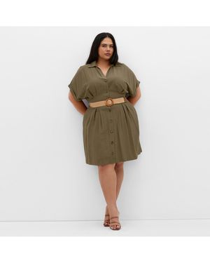 City Chic Jade Dress - Green