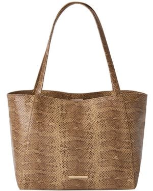 Brahmin Mona Alba Open Top Large Tote Bag - Brown