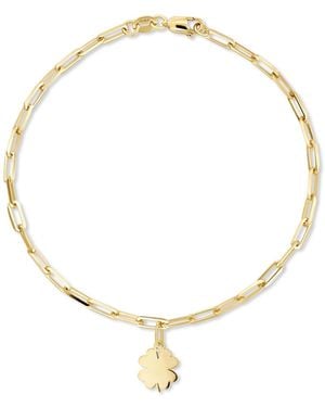 DEVATA Clover Heart Charm - Metallic