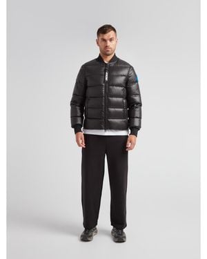 Jacket Vortex Long Sleeve Bomber Jacket - Gray