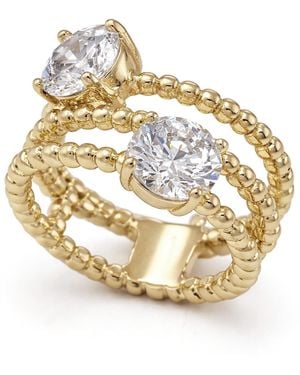 And Now This Clear Cubic Zirconia Ring - Metallic