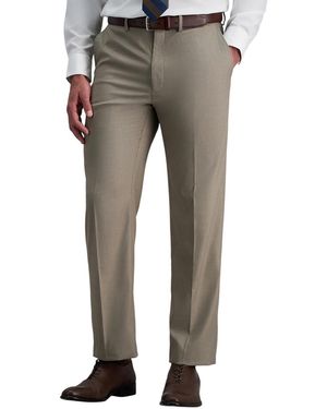 Haggar Jmh Men Premium Stretch Classic Fit Flat Front Suit Pant - Gray