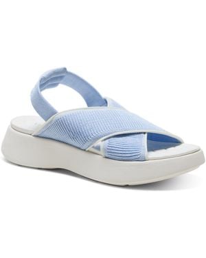 VIVAIA Kara 2.0 Elastic Back Strap Walker Sandals - Blue