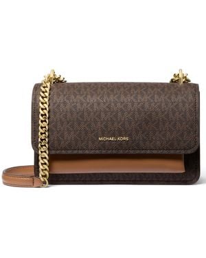Michael Kors Michael Claire Small Shoulder Bag - Brown