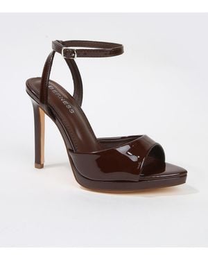 BERNESS Hina Platform Sandals - Brown