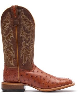 Durango Premium Exotics Full-quill Ostrich Western Boot - Brown