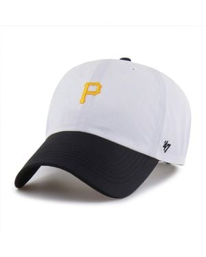 '47 47 Brand White/black Pittsburgh Pirates Vista Mini Clean Up Adjustable Hat - Multicolor