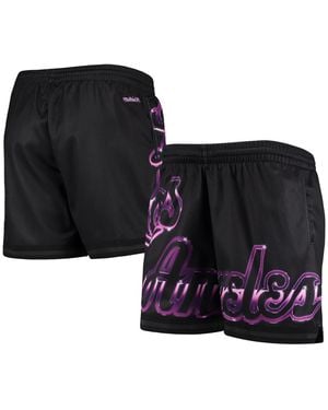 Mitchell & Ness Los Angeles Lakers Big Face 4.0 Mesh Shorts - Black