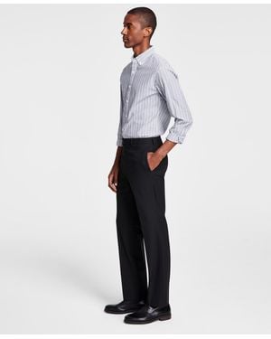 Michael Kors Solid Classic Fit Pants - White