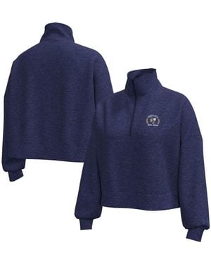 Under Armour Georgia Tech Yellow Jackets Icon Fleece Half-zip Jacket - Blue