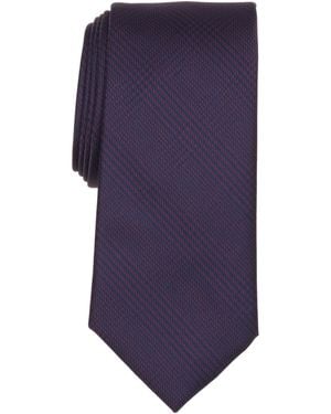 Club Room Lexington Plaid Pattern Tie - Purple
