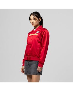 Mitchell & Ness Kansas City Chiefs Full-snap Satin Jacket - Red