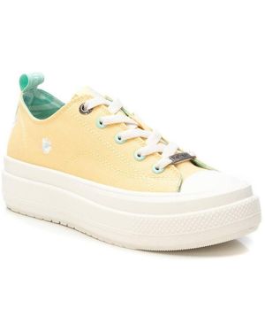 Xti Casual Canvas Sneakers By - Metallic