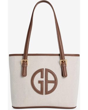 Giani Bernini Linen Logo Tulip Tote - Pink