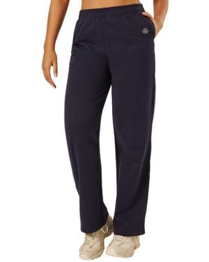 Be Athletica Varsity Athletica Pull-on Wide Leg sweatpants - Blue