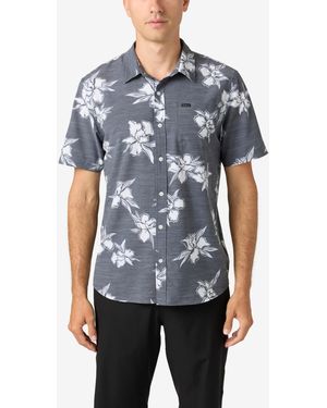 O'neill Sportswear Upf Traverse Slub Short Sleeve Relaxed Shirt - Blue