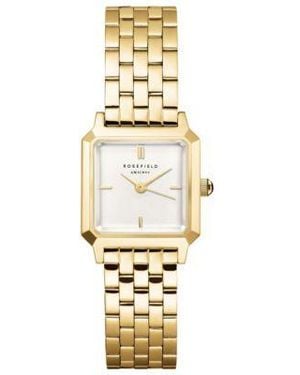 ROSEFIELD Boxelle Silver Tone Stainless Steel Bracelet Watch 19.5mm - Metallic