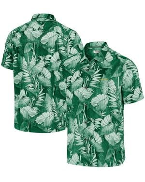 Tommy Bahama Oregon Ducks Big Tall Coast Nuevo Fronds Islandzone Button-up Shirt - Green