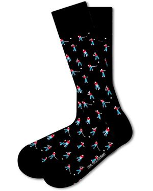 Love Sock Company Golf Socks - Black