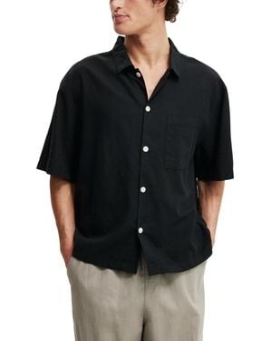 Cotton On Eli Short Sleeve Shirt - Black