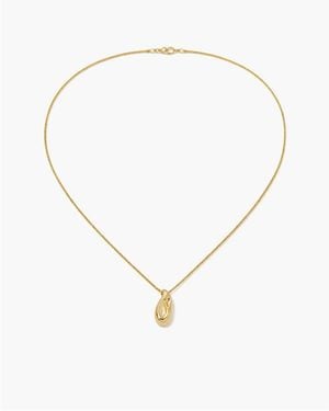 Yoj Perto Mini Pendant Necklace - Metallic