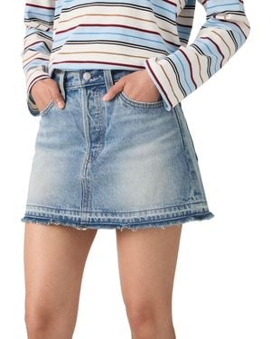 Levi's Icon High-waisted Mini Denim Skirt - Blue