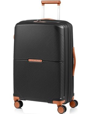 CHAMPS Vintage Aura Medium Hardside Expandable Check-in Spinner - Black